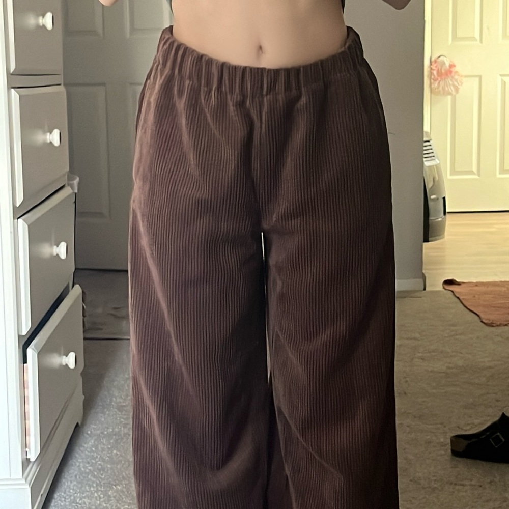 brown cord pants